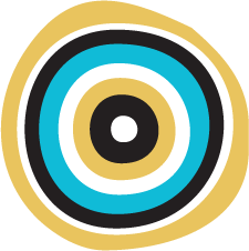 A circle based Aboriginal artwork graphic